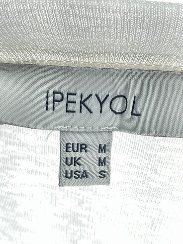 m Beden beyaz Renk ipekyol Kısa Elbise %70 İndirimli.