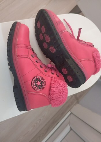 Pembe Kürklü Kız çocuk Bot - Görsel 5
