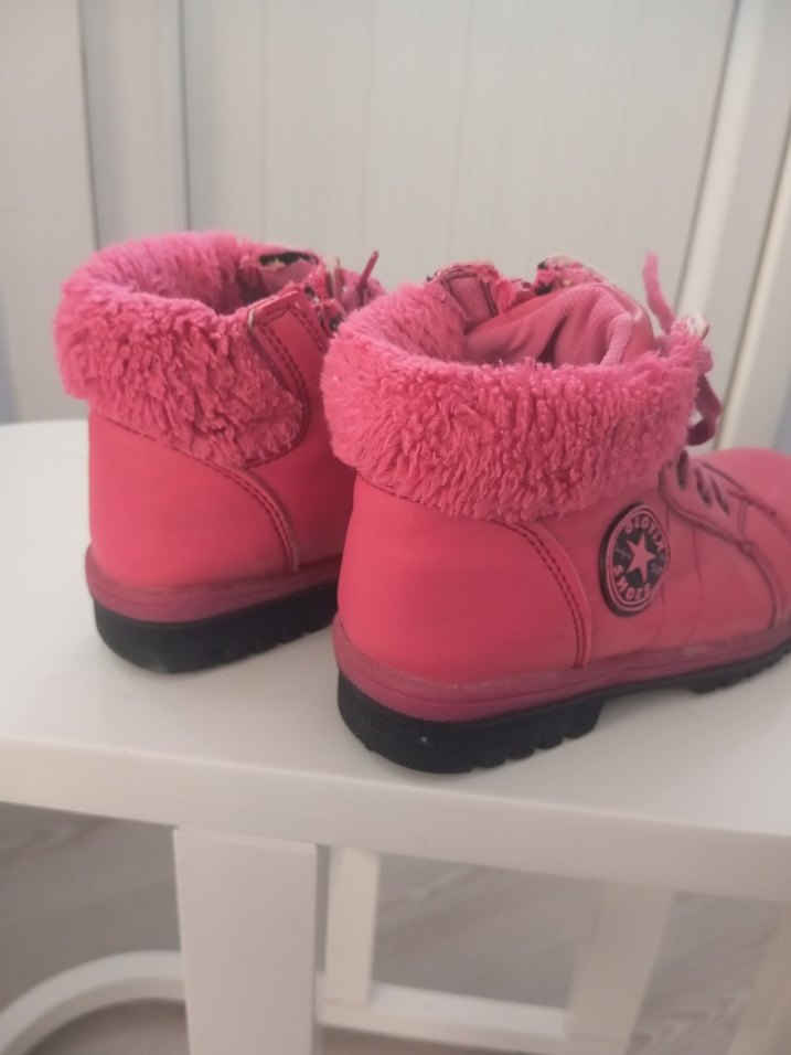 Pembe Kürklü Kız  çocuk Bot - Görsel 2