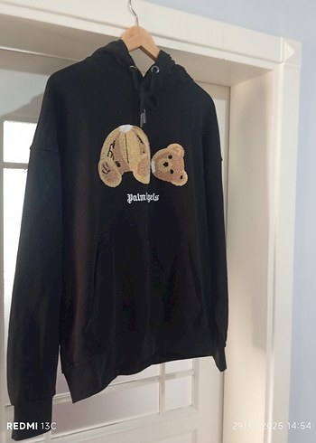 Kapüşonlu Siyah Oversize Sweatshirt - Görsel 2