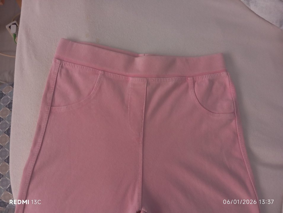 LC Waikiki Pembe Kız Çocuk Tayt - Elastik Bel - Görsel 2