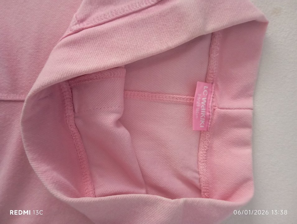 LC Waikiki Pembe Kız Çocuk Tayt - Elastik Bel - Görsel 3