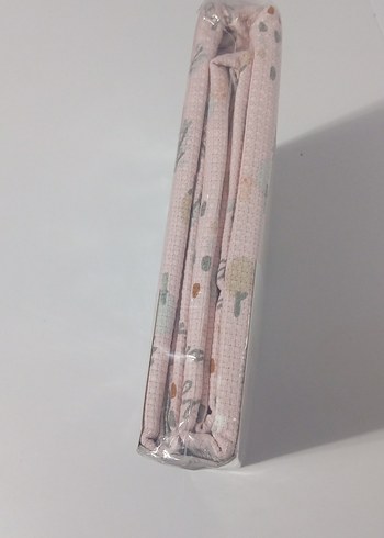 Bebek Pike Seti Pastel Pembe Desenli - Görsel 2