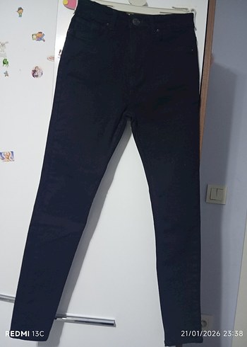 Kadın Siyah  Denim Jean ikralı - Görsel 2