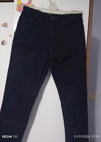 Kadın Siyah  Denim Jean ikralı - Görsel 3