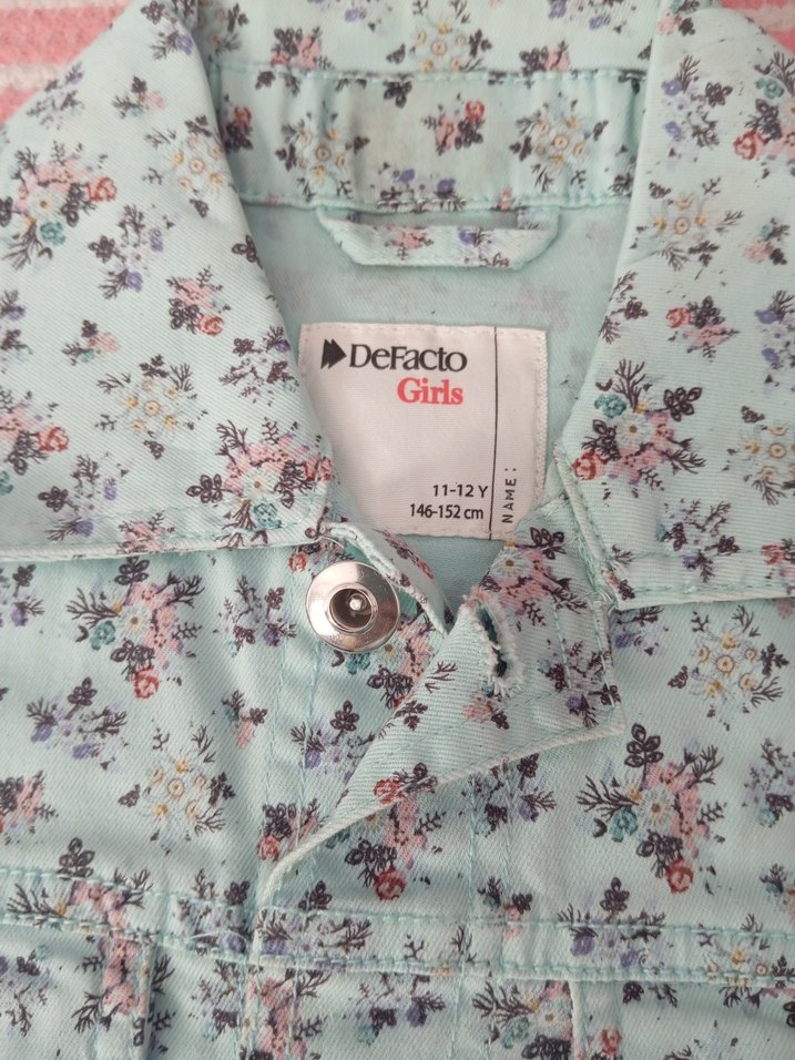 DeFacto Desenli Düğmeli Kız Yeleği - Görsel 4