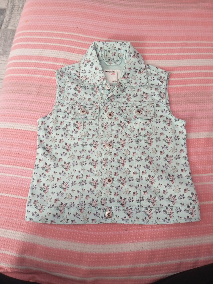 DeFacto Desenli Düğmeli Kız Yeleği - Görsel 2
