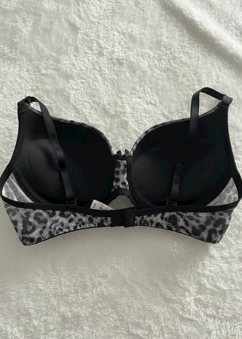 Gri Leopar Desenli Rahat Sütyen 85 beden - Görsel 3