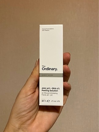 the ordinary AHA peeling