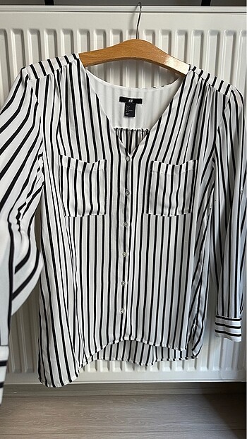 s Beden H&M gömlek #çizgiligömlek