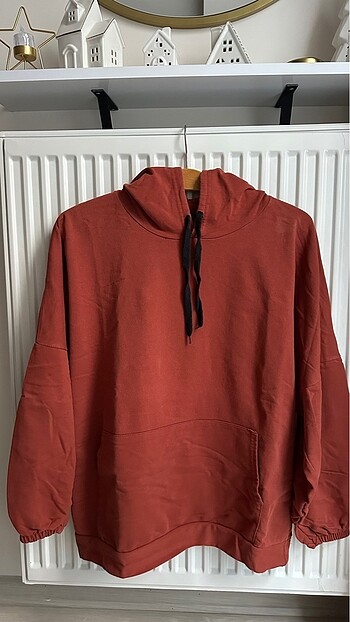 Taba rengi sweatshirt #kapşonlu