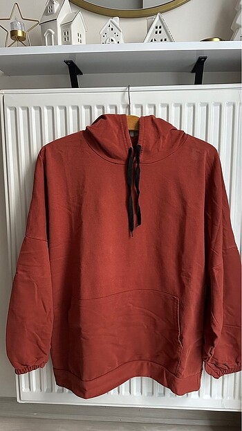 Addax Taba rengi sweatshirt #kapşonlu