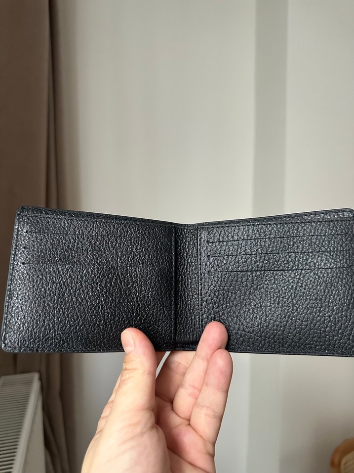 Siyah deri  Erkek Cüzdan - Görsel 2