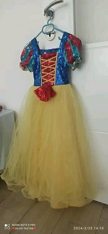 Abiye kız cocuk prenses kostumu