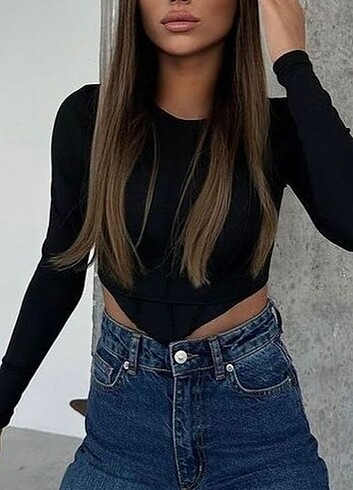 Zara Crop bluz