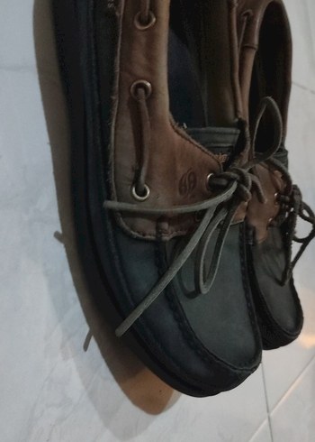 Kahverengi Dockers marka bağcıklı 40 numara ayakkabı - Görsel 2