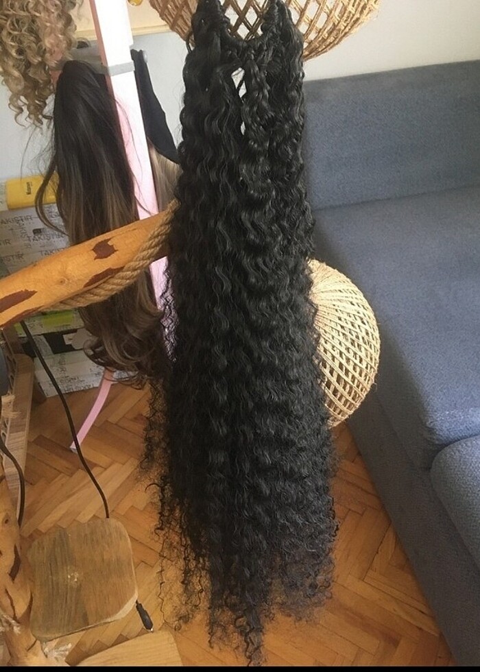 PERUK YOĞUN KIVIRCIK AFRO - Görsel 2