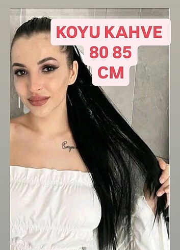 PERUK KOYU KAHVE AT KUYRUĞU