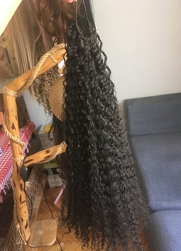 Beden PERUK AFRO SİYAH