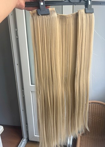 PERUK SARI YARIM AY SET - Görsel 2