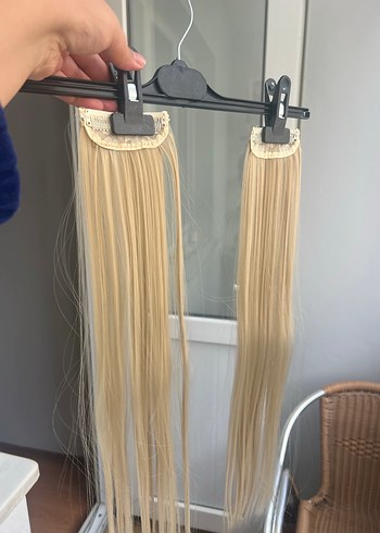 PERUK SARI YARIM AY SET - Görsel 4