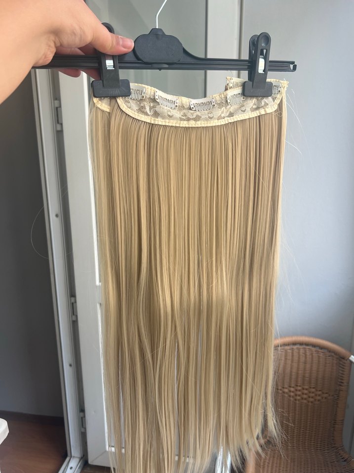 PERUK SARI YARIM AY SET - Görsel 3