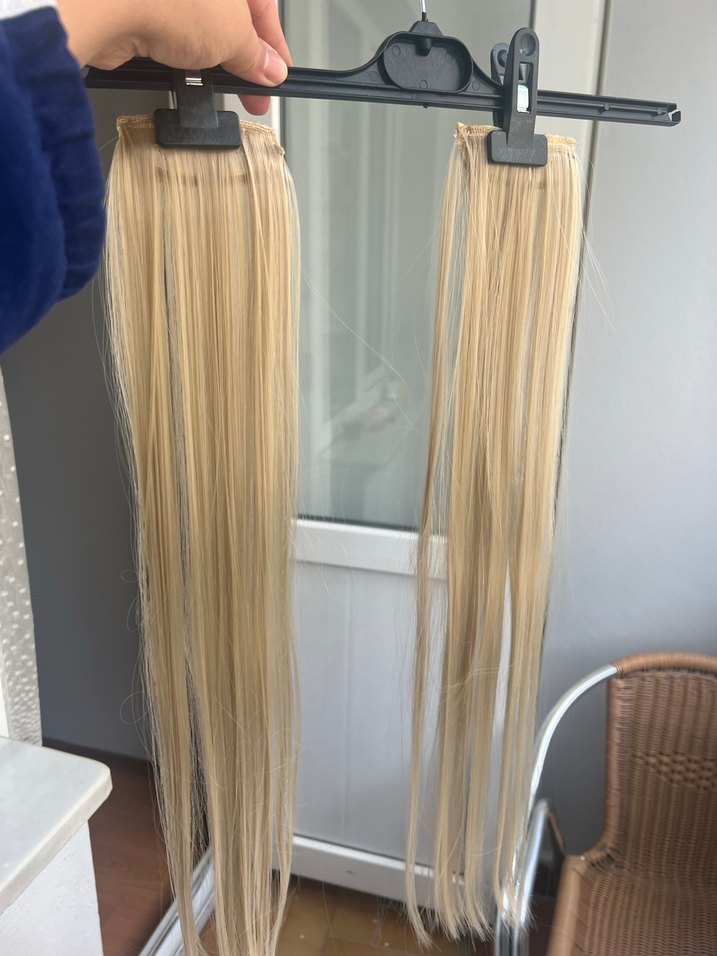 PERUK SARI YARIM AY SET - Görsel 5