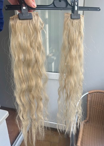 PERUK SARI YARIM AY SET - Görsel 7