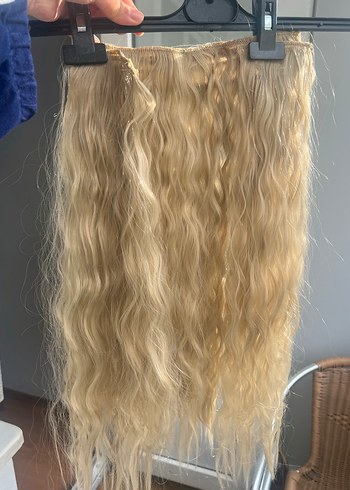 PERUK SARI YARIM AY SET - Görsel 2