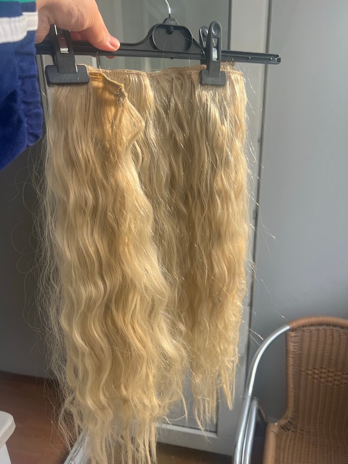 PERUK SARI YARIM AY SET - Görsel 5