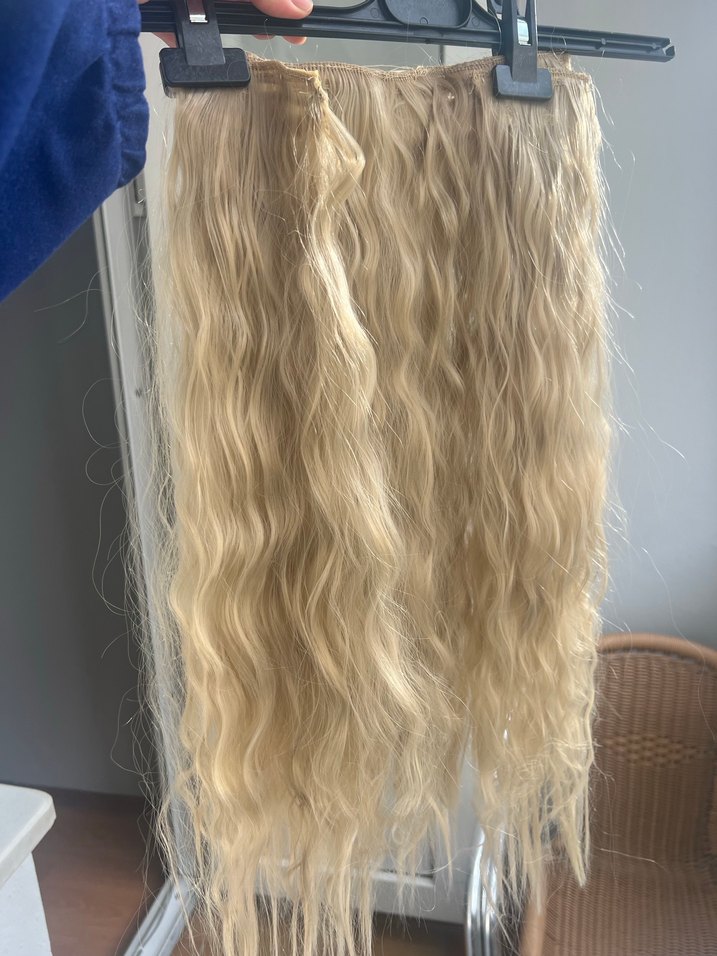 PERUK SARI YARIM AY SET - Görsel 3