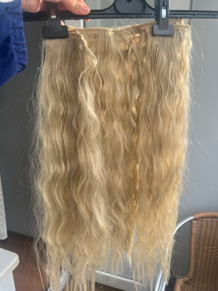 PERUK SARI YARIM AY SET - Görsel 2