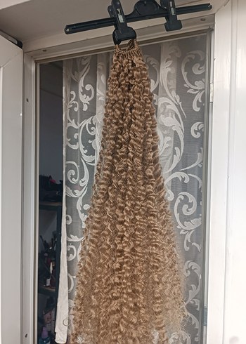 PERUK KIVIRCIK AFRO AT KUYRUĞU SARI - Görsel 9