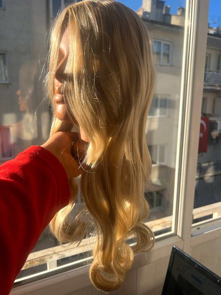 PERUK İLAN AÇTIRINIZ SARI RENK - Görsel 3