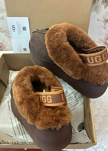 38 Beden kahverengi Renk UGG Terlik