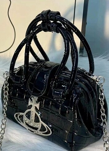 Vivienne Westwood Vivienne Westwood Crocodile Deri Çanta