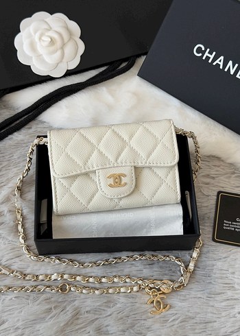 chanaページ Chanel Beyaz Deri Zincir Detaylı Chanel Çanta | Gardrops