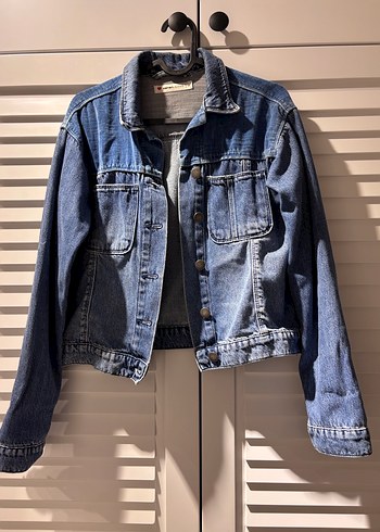 Mavi Düğmeli Kadın Denim Ceket - Görsel 2