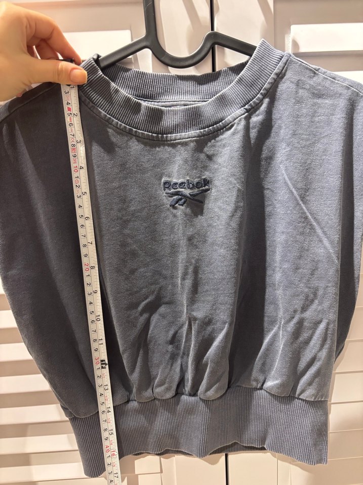 Gri Kolsuz Crop Top Rahat Kesim - Görsel 4