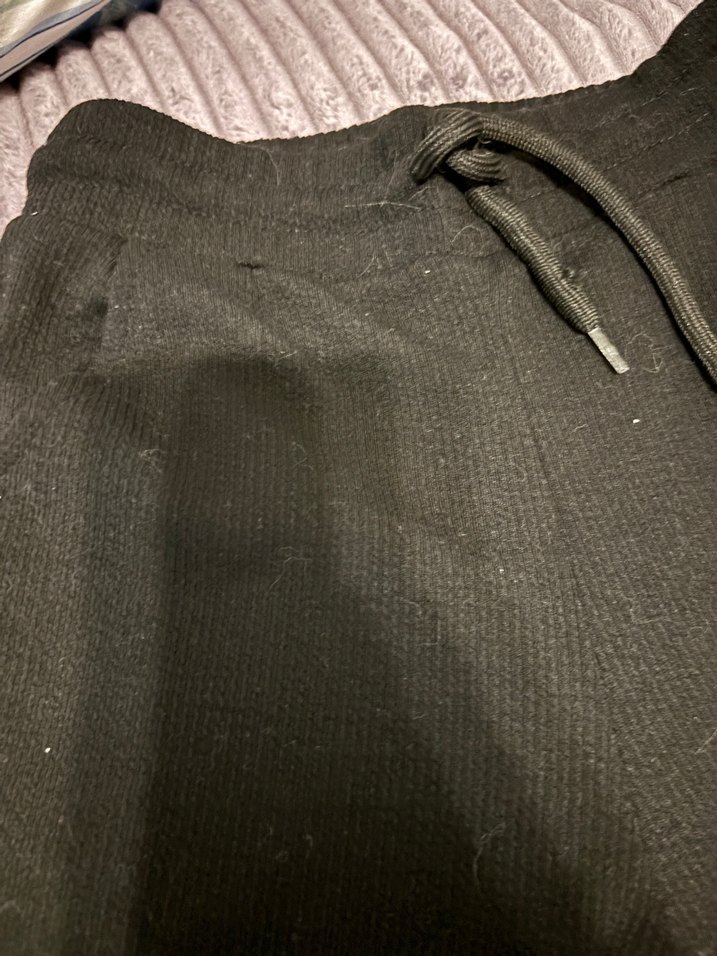 Siyah Rahat Kesim Kadın Triko Pantolon - Görsel 2