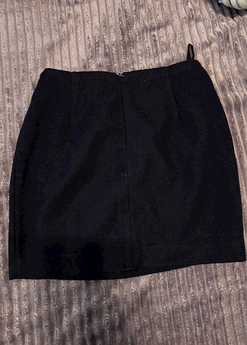 Lacivert Kaşe Kadın Etek - Görsel 3