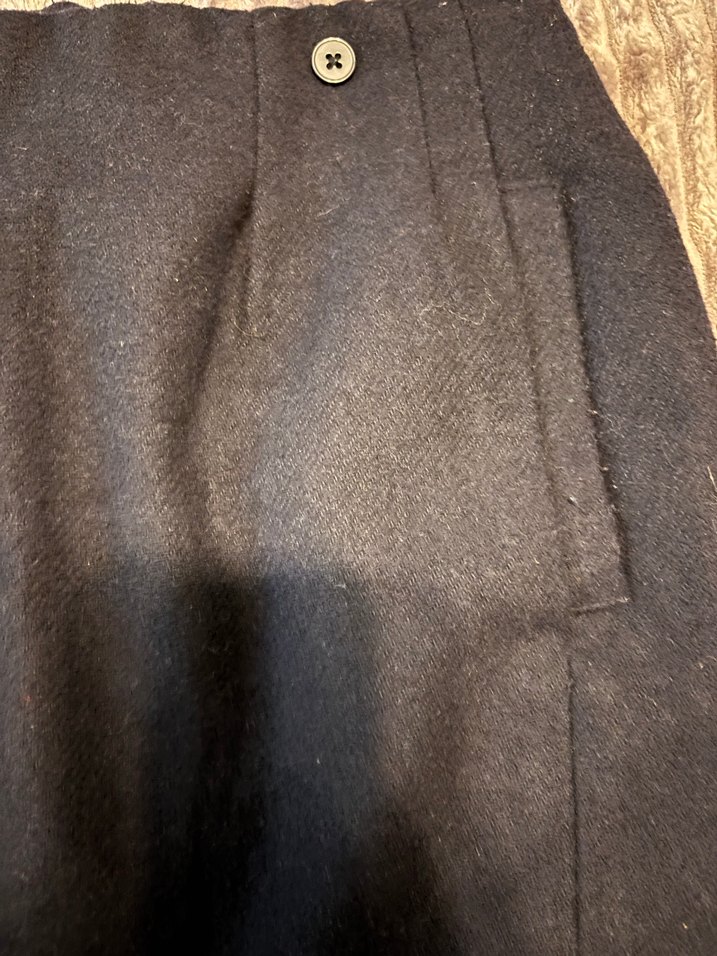 Lacivert Kaşe Kadın Etek - Görsel 5