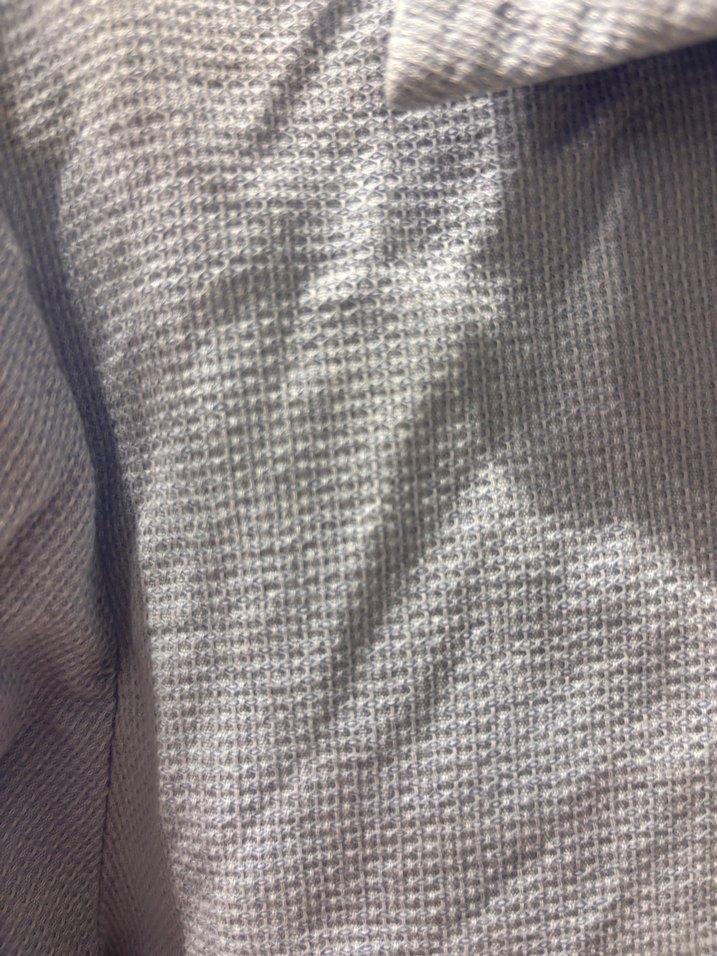 Buz Mavi Uzun Kollu Keten Kadın Gömlek - Görsel 2