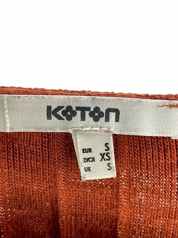 s Beden kahverengi Renk Koton Bluz %70 İndirimli.