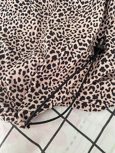 l Beden kahverengi Renk Leoparlı tshirt