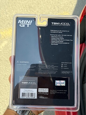  Beden Renk Mini GT Nissan GT-R Nismo GT3