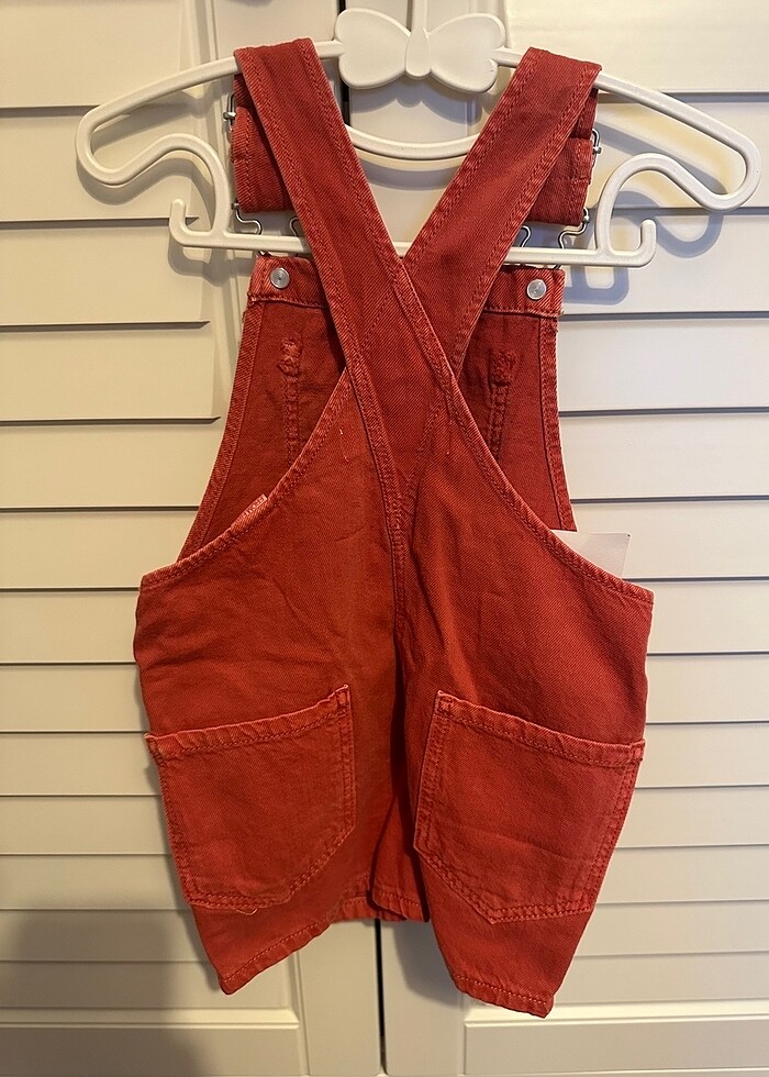 Zara etiketli salopet - Görsel 4