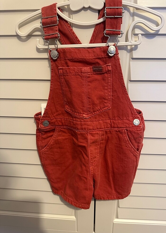 Zara etiketli salopet - Görsel 5