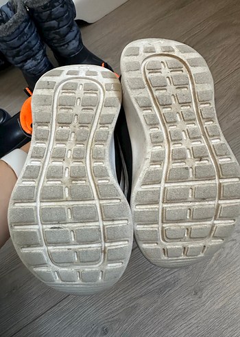 Erkek Çocuk Siyah Spor Ayakkabı Velcro - Görsel 3