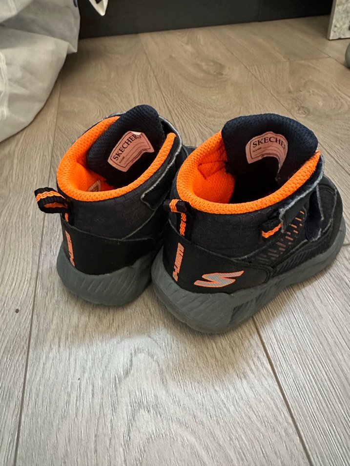 Skechers Erkek Çocuk Turuncu Velcro Spor Ayakkabı - Görsel 3